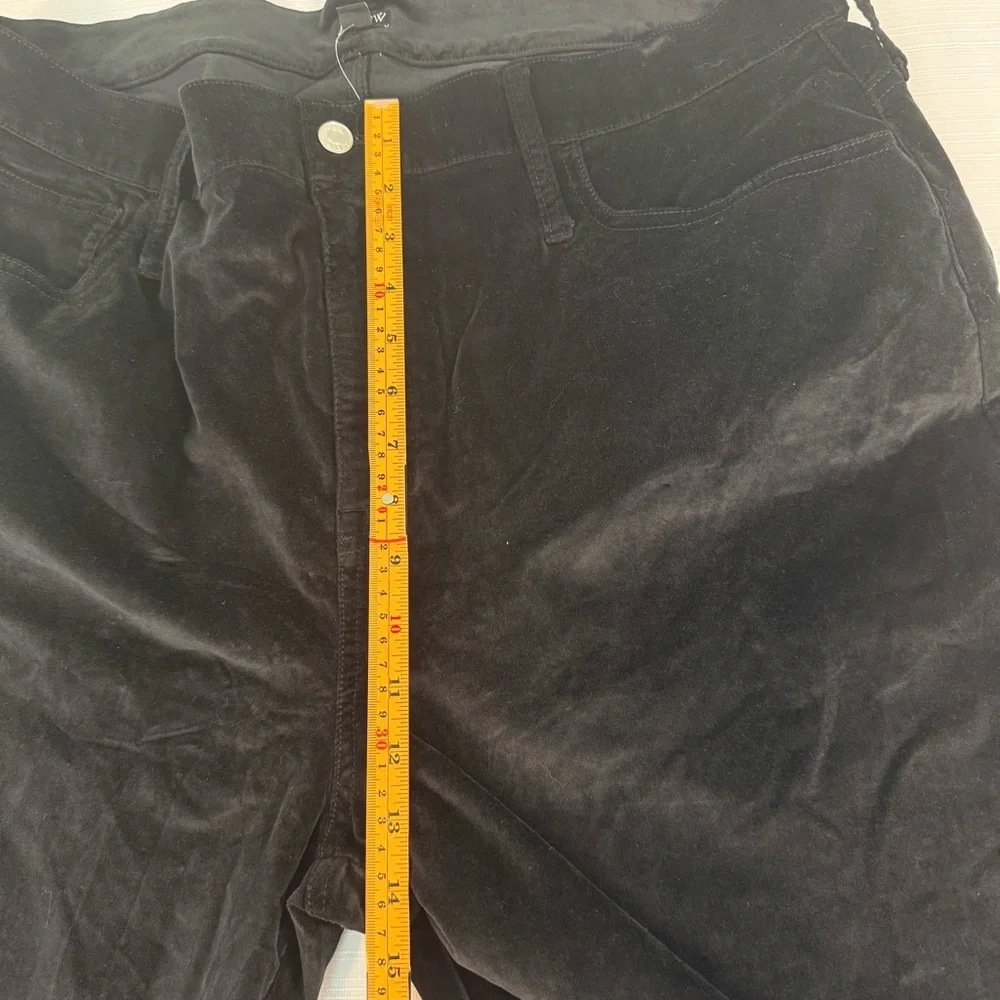 J. Crew Women’s Black Wide Leg Corduroy Pants size 35 - Picture 5 of 8